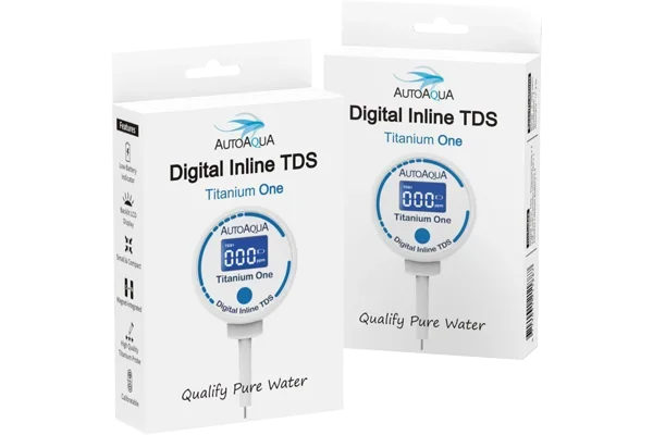 AutoAqua Aquarium Smart TDS Test Monitor Display Connected To RO Water Outlet Quality