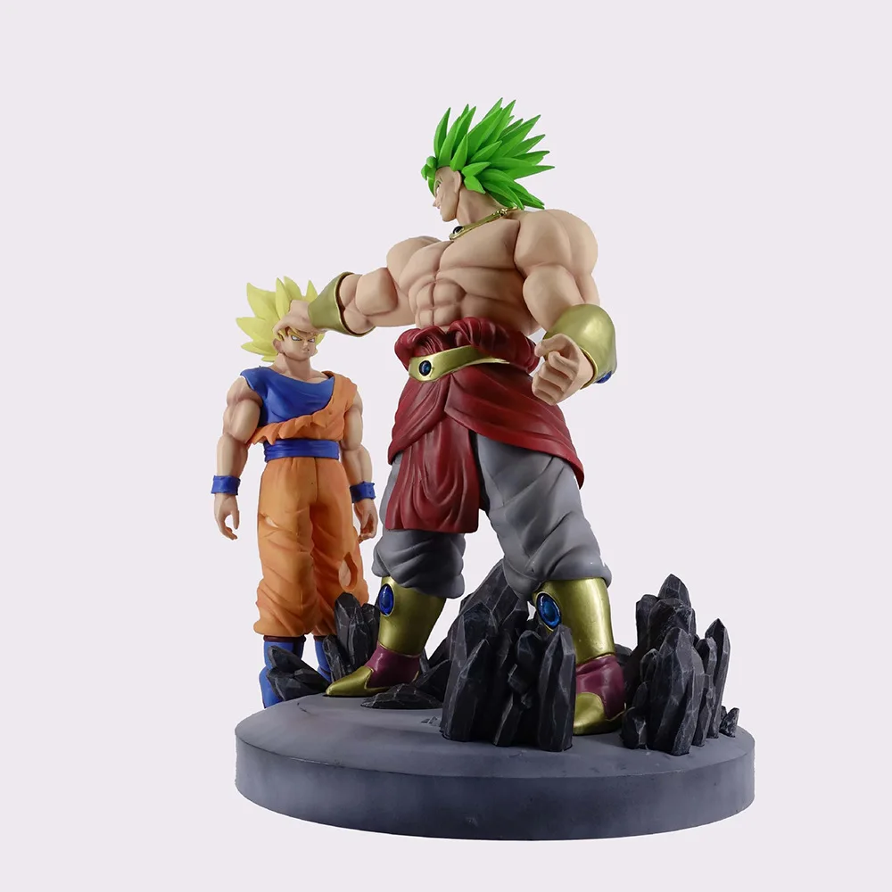 

Dragon Ball 38cm Broli Vs Goku Super Saiyan Pvc Action Figure Anime Model Statue For Fan Collection Desktop Decoration Gift