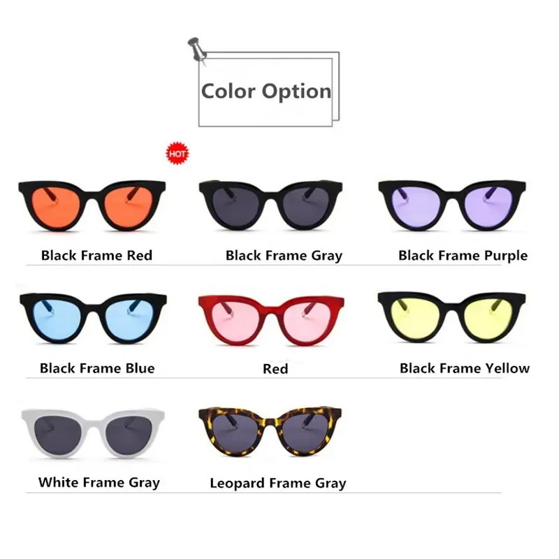 2024 New Cat Eye Retro Men\'s and Women\'s Sunglasses Korean Ocean Film Sunglasses Joker Street Shooting Trend UV Sunglasses