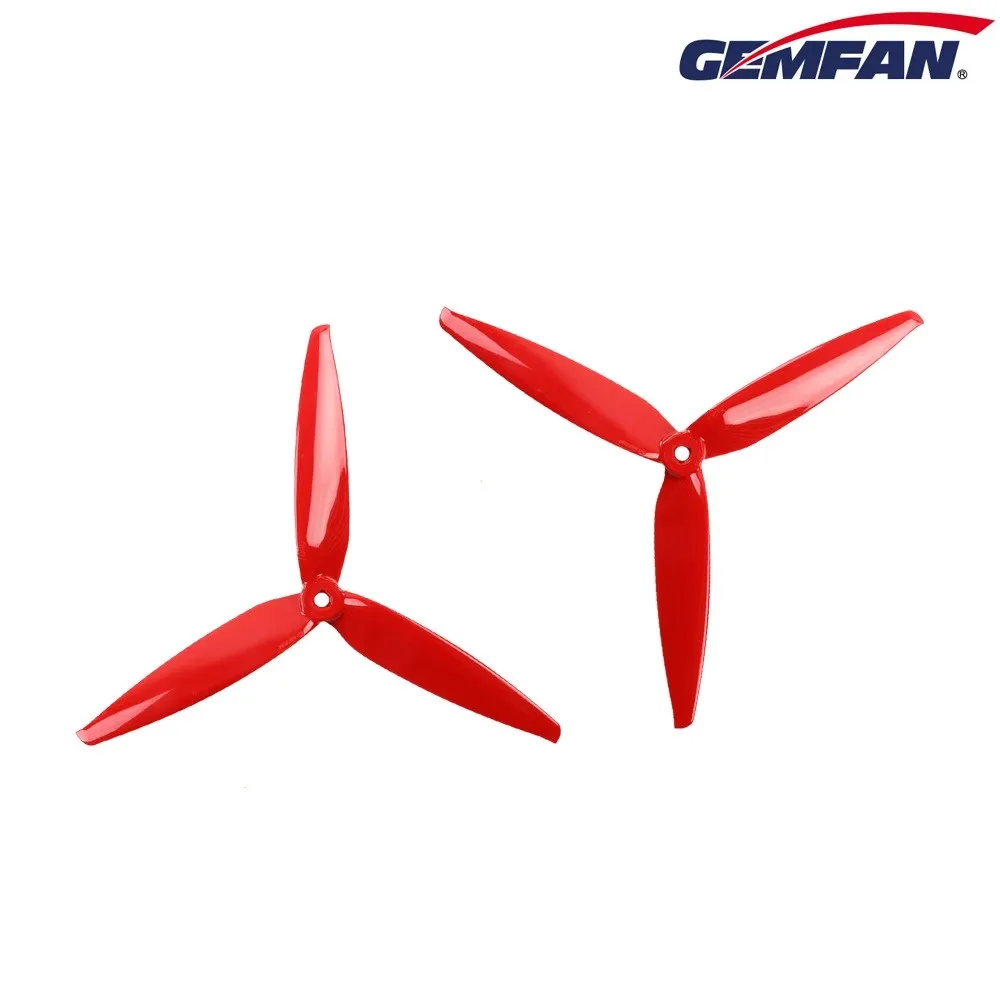 Gemfan7040three bladed 7-inch RC forward and reverse propellers, aerial FPV traversal aircraft resistant to drops and explosions