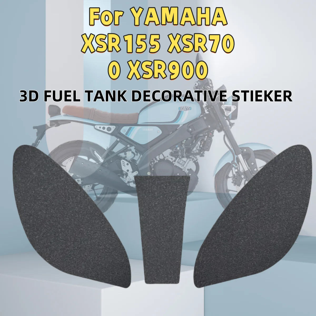 

for Yamaha xsr155 XSR700 XSR900 Motorcycle anti-slip protector tank pad sticker gas knee grip traction decal XSR 155 700 900