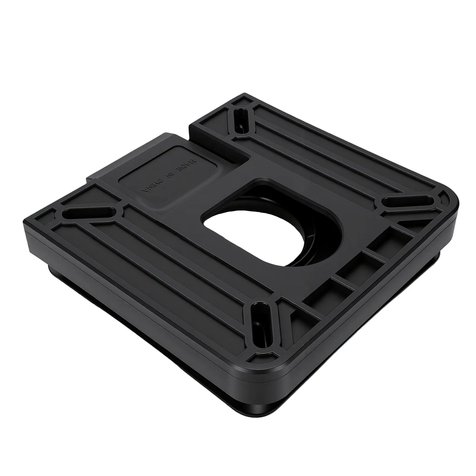Boat Seat Swivel Mount 360° Rotation Black Coating Heavy Duty Quick Disconnect Seat Bracket for Canoe Pontoon Boat