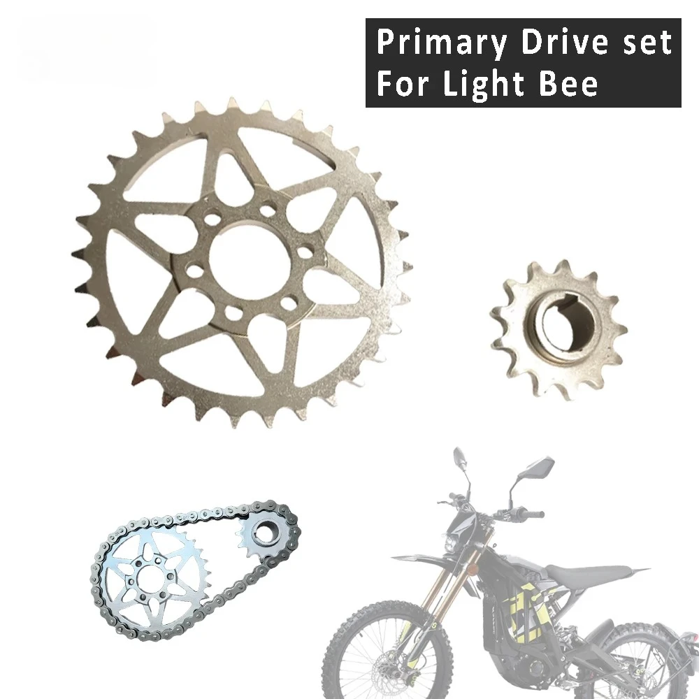 

420 Primary Drive Sprocket Set For Surron Light Bee Electric Dirt Bike First-level Transmission Chain Gear Set Ultra-intensity