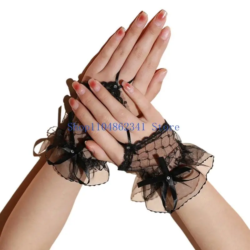 5asd Delicate Lace Gloves Adding Elegance To Any Outfit Fingerless Gloves