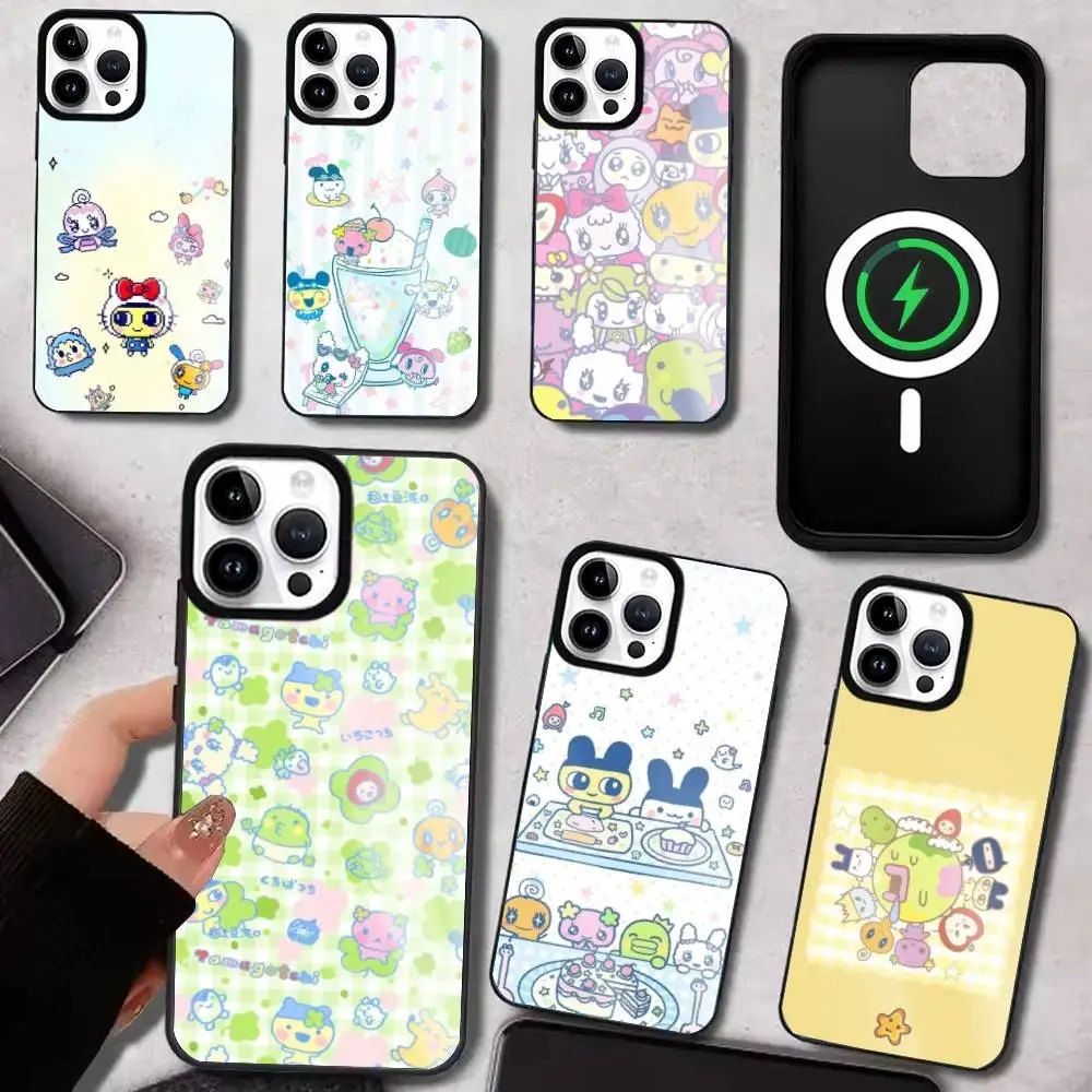 

T-Tamagot-chi Game K-Kuchi-patchi Phone Case For iPhone17,16,15,14,13,12,11 Plus,Pro Max, New Magnetic Wireless Charging