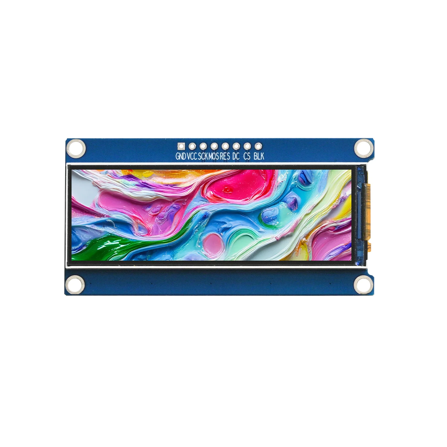 2.79 بوصة IPS وحدة عرض إل سي دي 142x428 القرار اللون NV3007 سائق 4-سلك SPI واجهة 8Pin