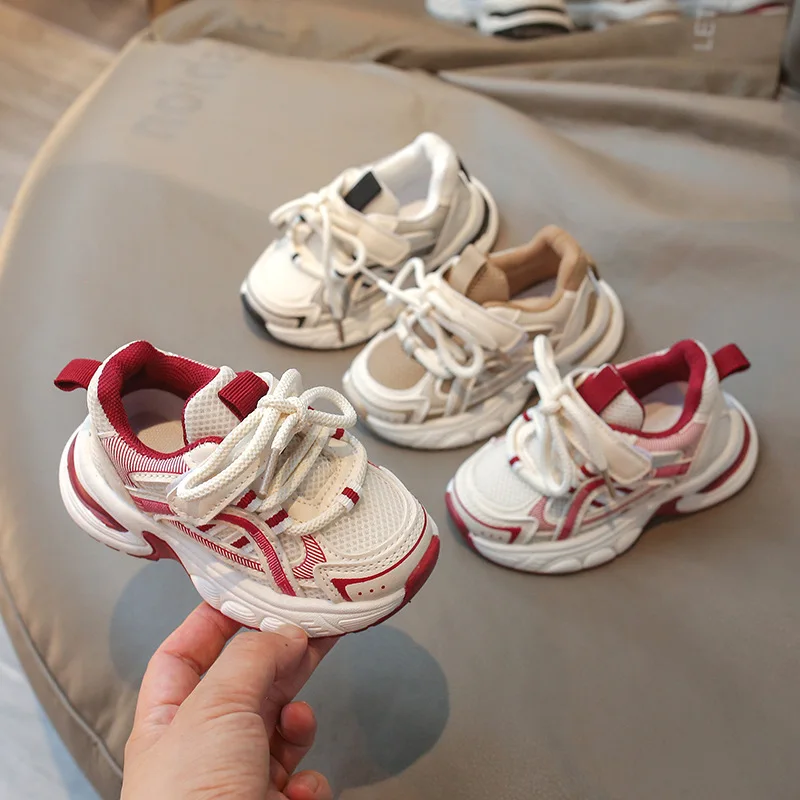 

Kids Sports Shoes Baby Boys Mesh Soft Breathable Outdoor Shoes Toddler Girls Casual Running Shoes Children's Sneakers 21-30 Gift
