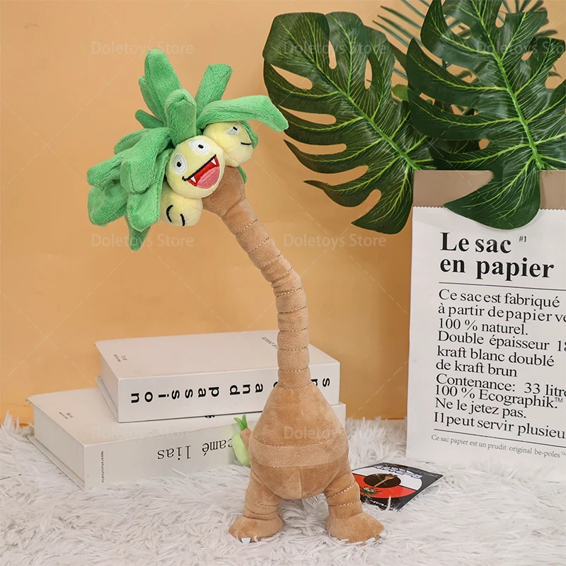 Anime Cute Exeggutor Plush Soft Stuffed Collection Coconut Tree Peluche Dolls for Kids Xmas Gifts