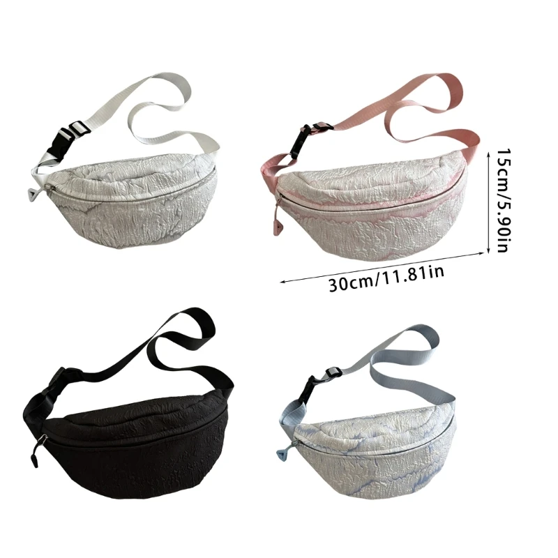 Unisex crossbodytas met ruime vakken voor dames Japanse borsttassen