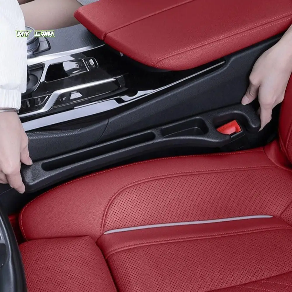 

2 шт. универсальная автомобильная заглушка для бокового шва, герметичный органайзер для консоли, наполнитель зазора автомобильного сиденья с 2 канавками, держатель для телефона-кошелька