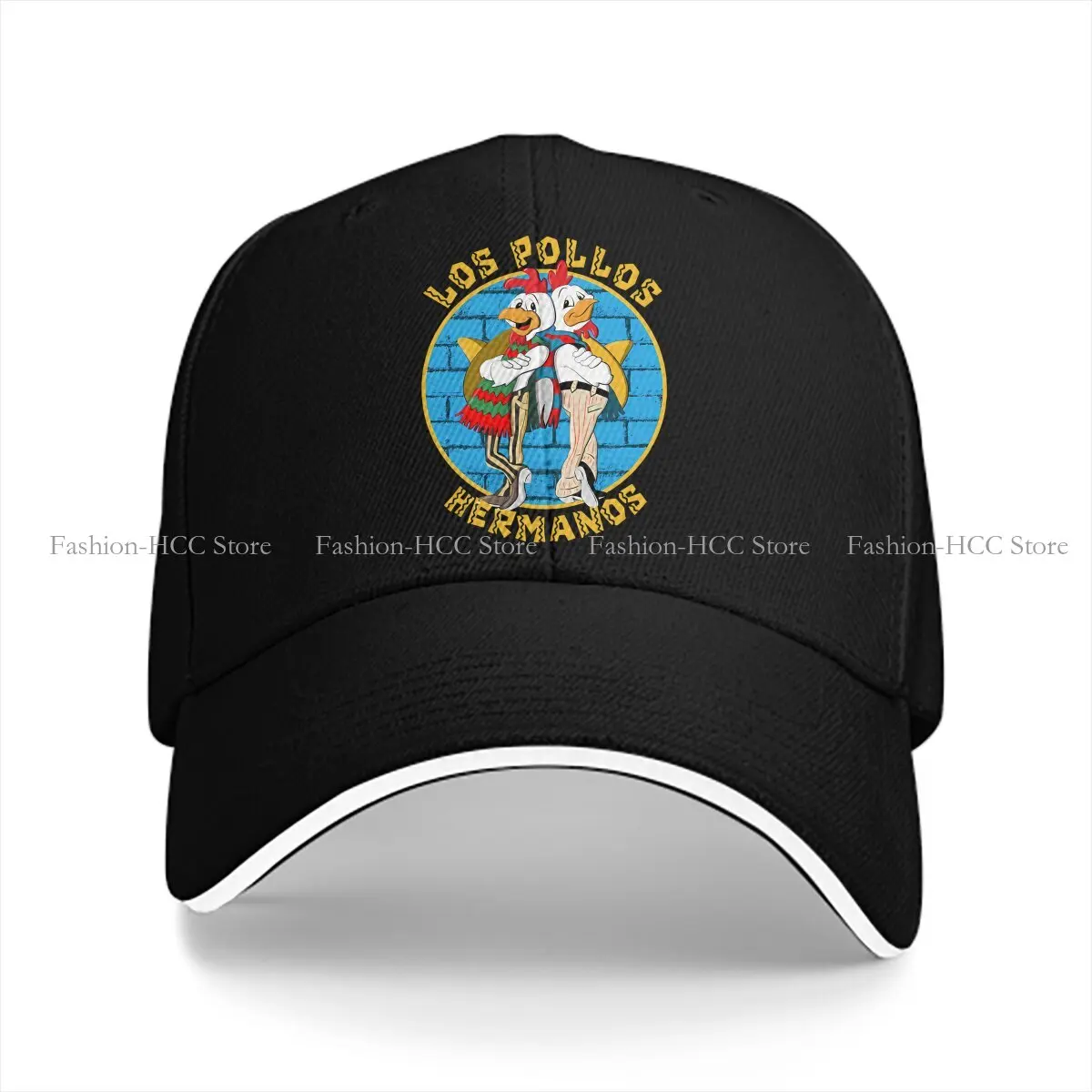 Pure Color Dad Hats Cool Hat Sun Visor Baseball Caps Los Pollos Hermanos Fried Chicken Shop Peaked Cap