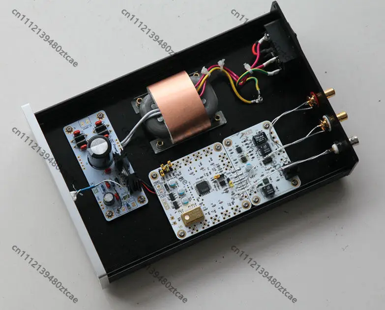 Custom Clock Board SPDIF Signal Shaping Module Digital Tuning Audio Accessory with Case
