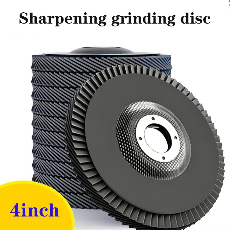 

10pcs 60 grit flip disc 4-inch (approximately 10cm) flip wheel type 27 flap sand disc shaft alumina abrasive used for grinding