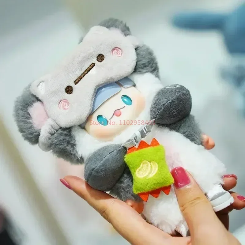 A Dou Colorful Life Pendant Plush Doll Fluffy Action Figure School Bag Handbag Backpack Key-chain Car Phone Pendant Decor Gifts