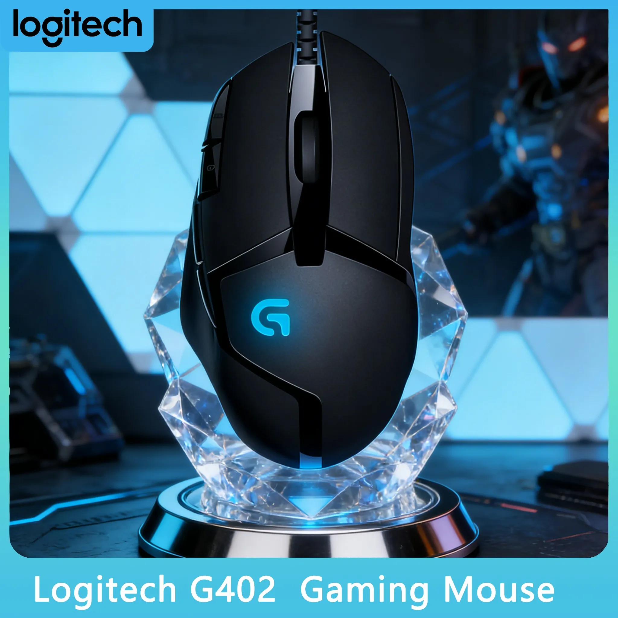 

G402 Gaming Mouse - 8 Programmable Buttons for Gaming Efficiency