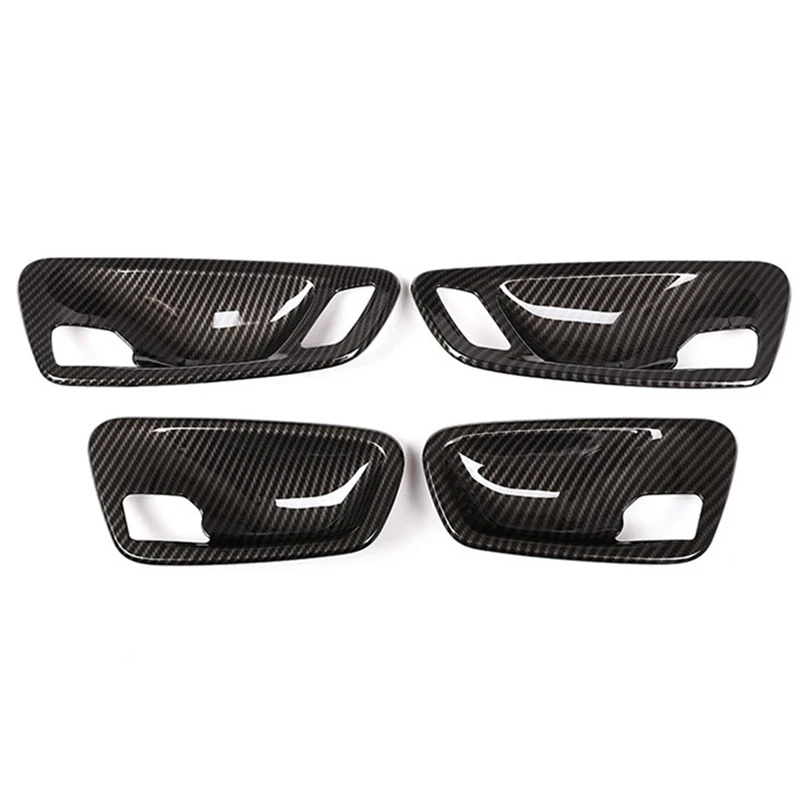 Carbon Fiber Car Interior Door Bowl Cover Trim for-BMW 2 Series Gran Tourer F45 F46 218I 2014-2018