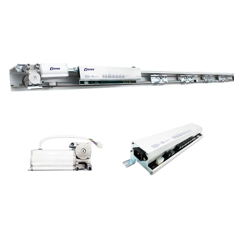 DEPER D5 Electric Sensor Automatic Sliding Door Mechanism Glass Door Opener System with Entry Motor for Garage Gate Opener