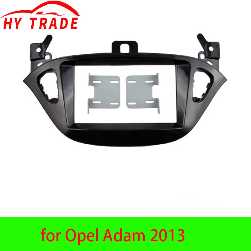 

HY Автомобильная 2-диночная установка радиоприемника для Opel Adam 2013, стереосистема приборной панели, рамка, комплект крепления на панели, адаптер