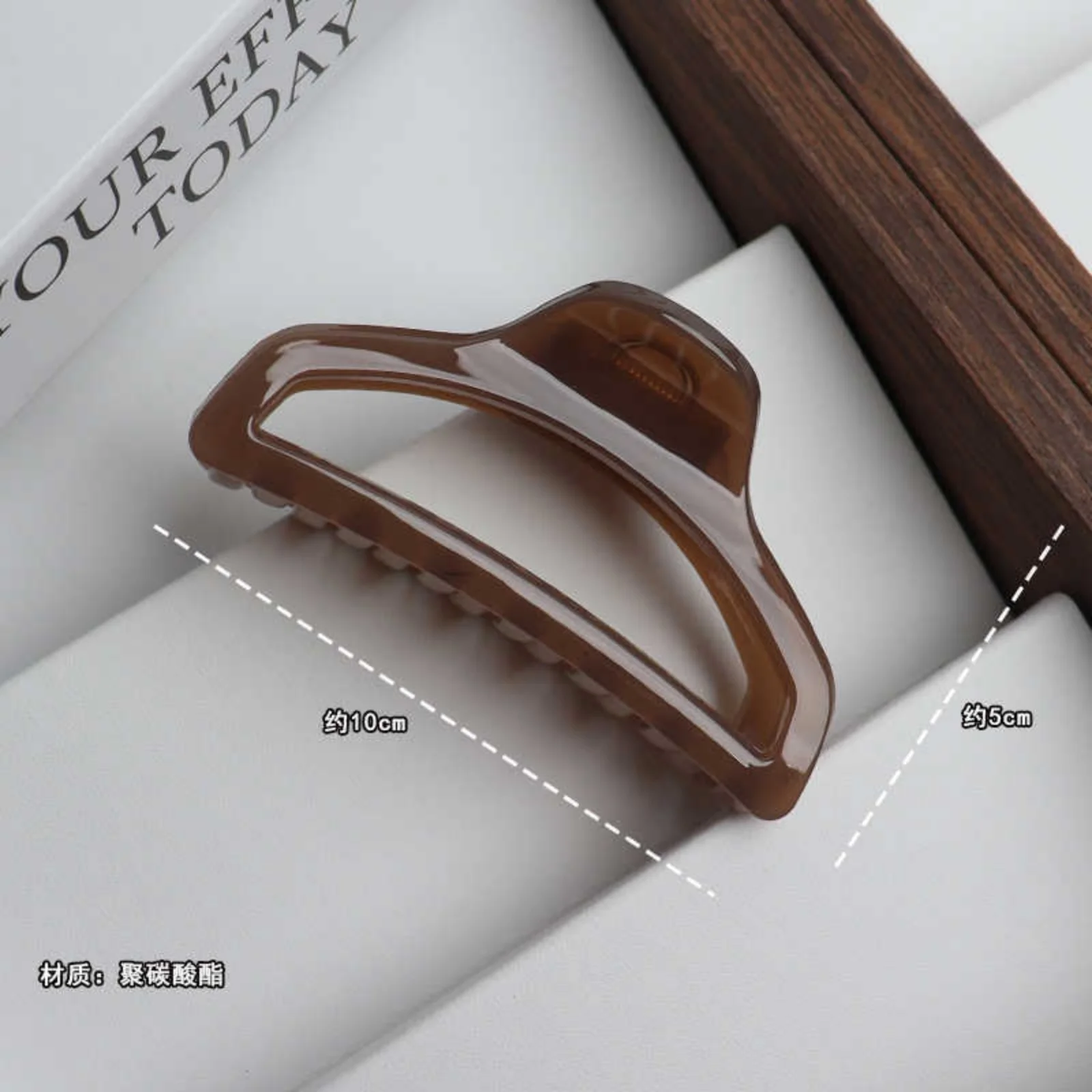 1 Stück Mittelgroße Haarklammer, Haarspange, Damen, für den Hinterkopf, Greifklammer, Französische Haarklammer, Accessoire, Premium – Detail 8