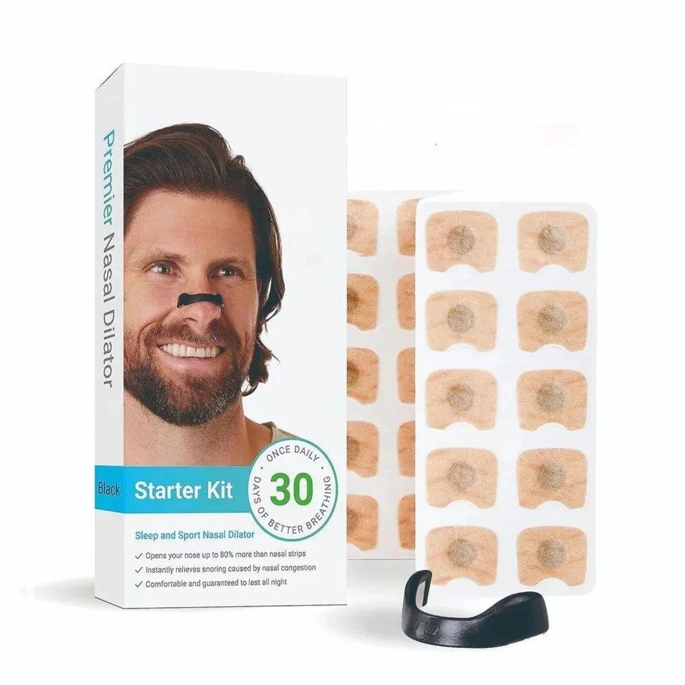 Magnetic Nasal Dilator Kit 15Pcs/30Pcs Nose Strips Anti Clip Improve Sleep Sport Breathing Relieve Nasal Congestion for Adults