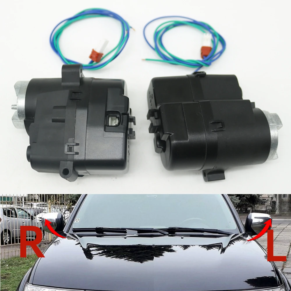 Left Right Wing Mirror Power Electric Folding Motor Assembly For Mitsubishi Grandis 03-11 Delica D5 07-17 Pajero Sport 08-15