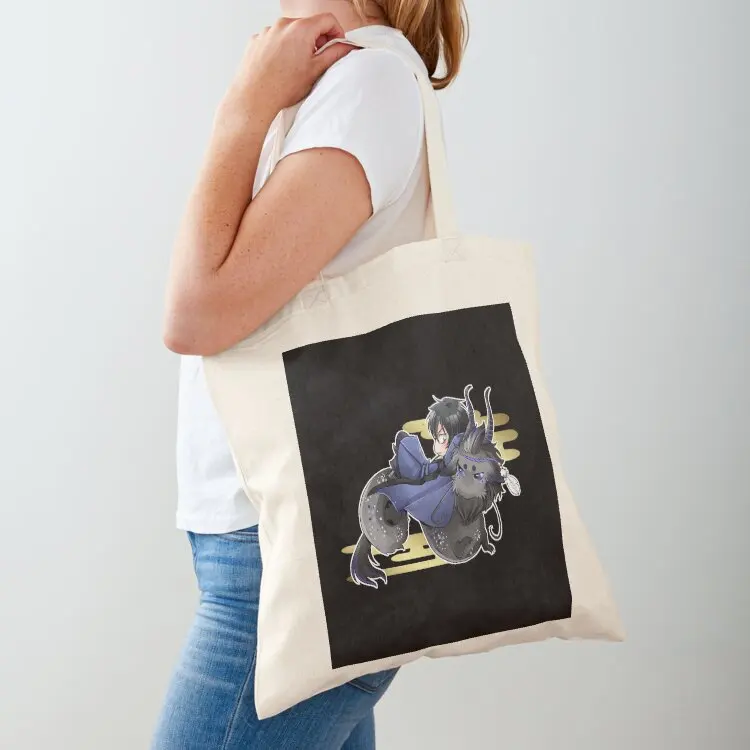 

Kokuryuu Hak Tote Bag tote bags aesthetic Women's shopping bag Women's beach bags Customizable tote bag