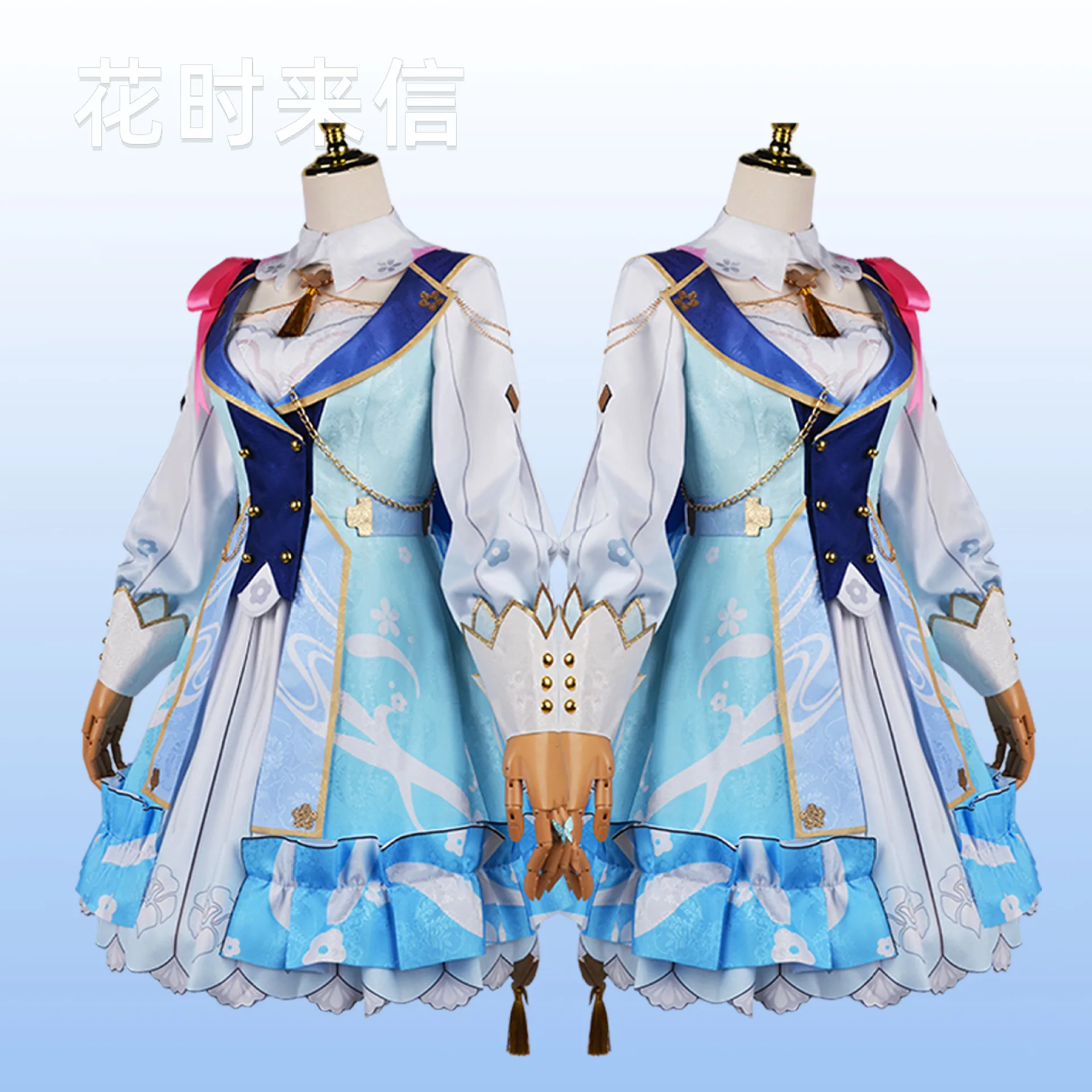 Genshin Impact Kamisato Ayaka Cosplay Kostuum Kleding Set Halloween Party Disfraz Mujer Adulta Pruik Schoenen Lolita Jurk Meisje