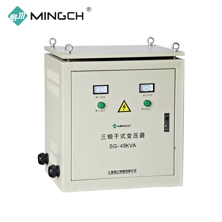 

MINGCH Indonesia SG Series Three Phase Dry Type Transformer AC High Frequency Single to Three Phase Converter AUTOTRANSFORMER