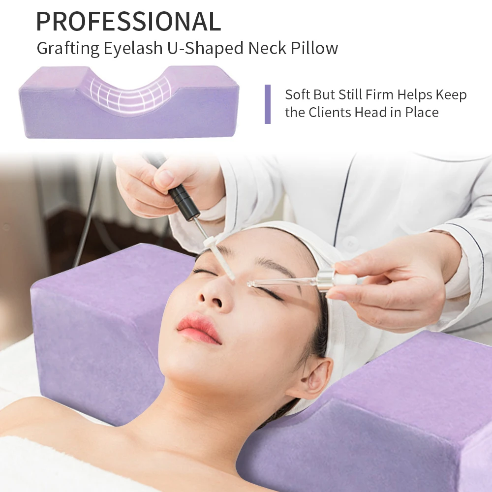 Eyelash Pillow Neck Support Lash Extension Accessories Supplies Woman Makeup Lash Pillow Neck Pillow for Eyelash Extensions