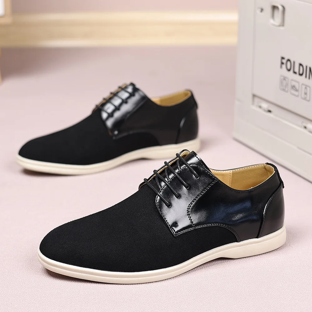 

2026 New Men Sneakers Fashionable Comfortable Leather Shoes Men Casual Shoe