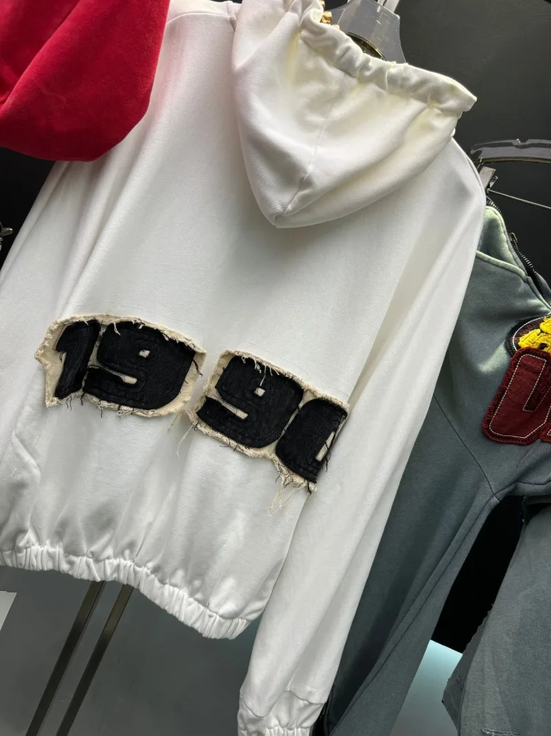 Sweet Cute New Heavy Embroidery Cartoon Hooded Sweatshirt Ladies Casual Loose Fashion Slimming Top Sudaderas Streetwear Women