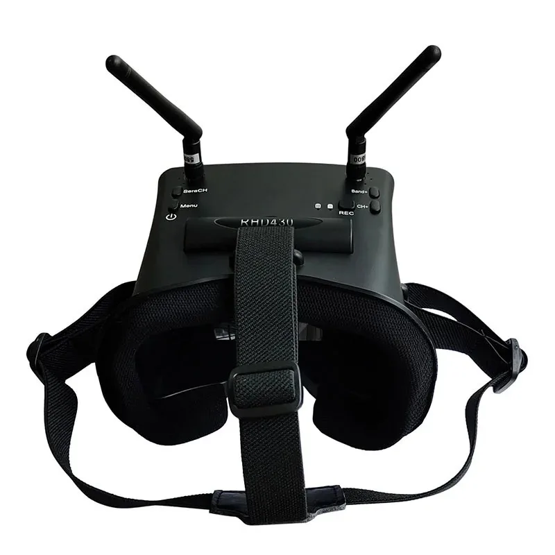

1pcs new RHD430 4.3inch 5.8G 40CH Diversity DVR Built-in Battery FPV Goggles for RC Racing Drone DIY Accessories Spare Parts