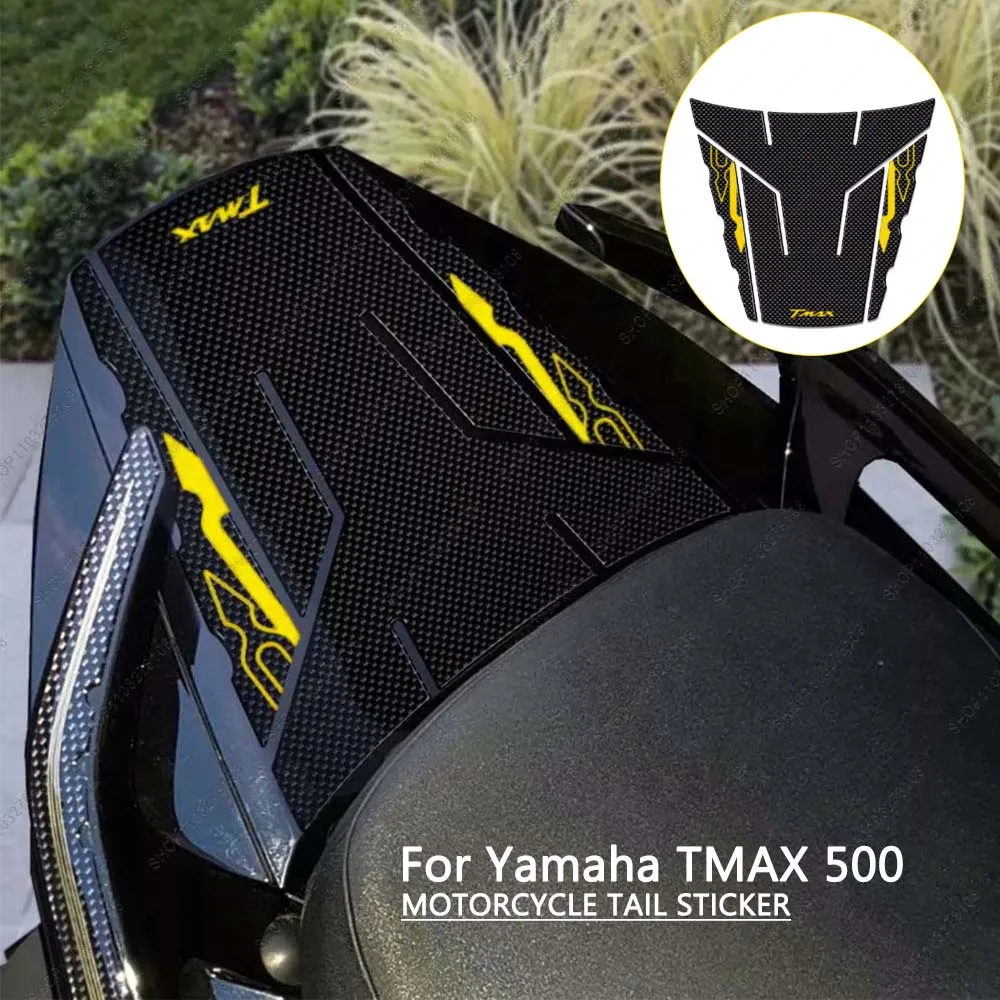

For Yamaha T MAX TMAX 500 2008 2011 3D Epoxy Resin Decorative Decal Waterproof Anti-scratch Motorcycle Tail Protection Sticker