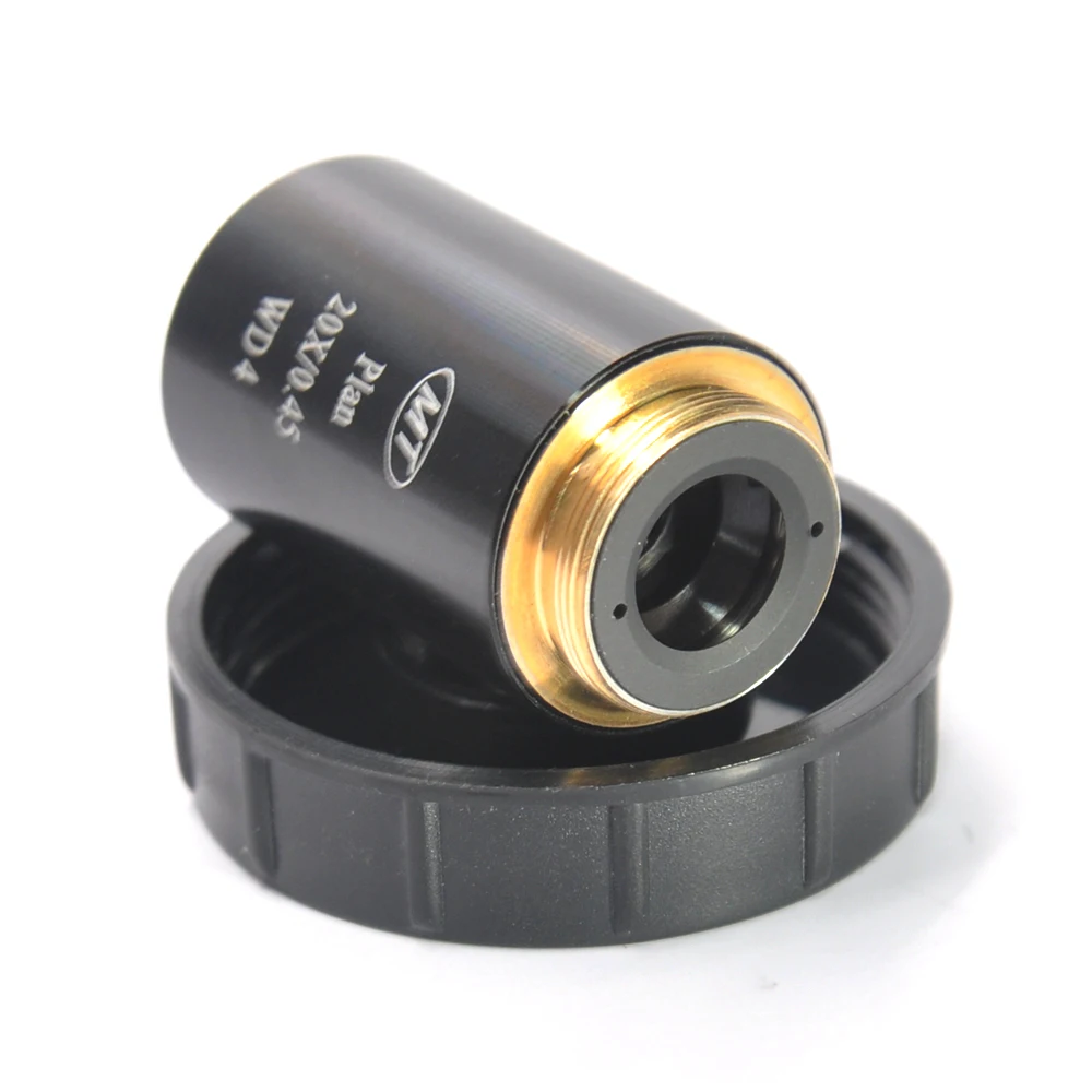 MT Plan 20X 0.45 High Resolution Plan Achromatic Microscope Eyepiece 4mm Working Distance Used