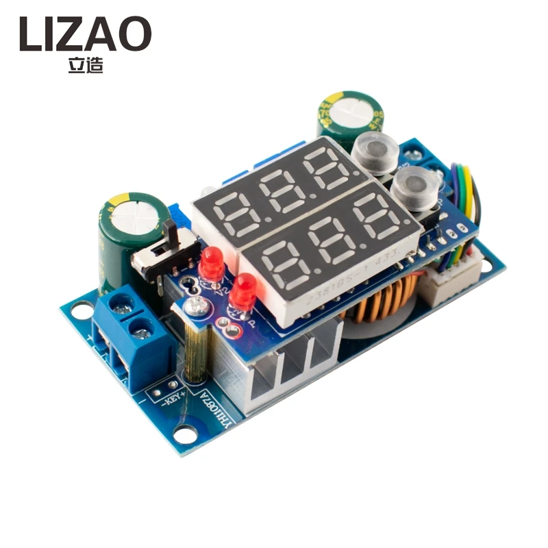 5A Digital Display MPPT Solar Controller, 6-36V to 2-32V Buck Charging Module for 12V Battery Charging Projects