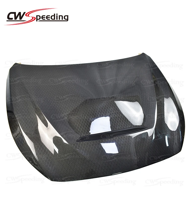 

CUSTOMIZED GTS STYLE HONEYCOMB CARBON FIBER ENGINE HOOD BONNET for INFINITI Q60