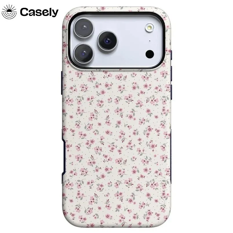 Tiny Pink Floral Casely Phone Case for Samsung Galaxy S20 S23 S24 S25 S26 FE Plus Ultra Edge 5G Double-layer Back Cover