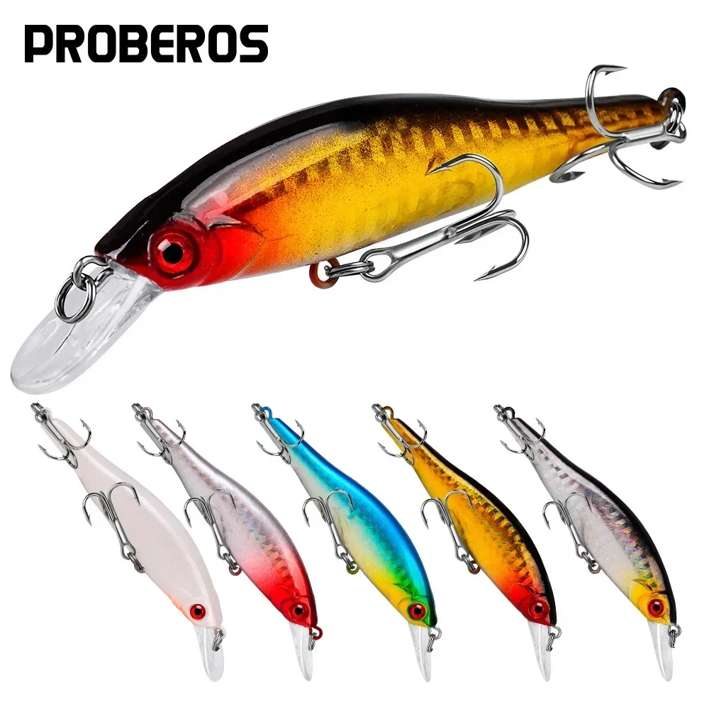 2PCS 98mm 11.5g  Minnow Fishing LureWobblers Sinking Deep Artificial Quality PlasticHard Bait Crankbait Pesca Bass Tackle