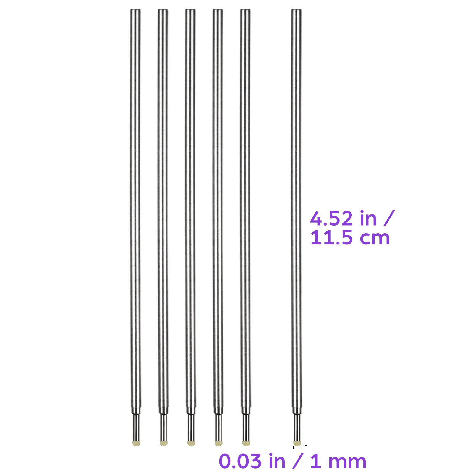 20 قطعة من الأساسية لقلم القلم النوى الأرجواني لعلامة الجلد Microblading نصائح نقطة دقيقة آمنة لا الميثانيال