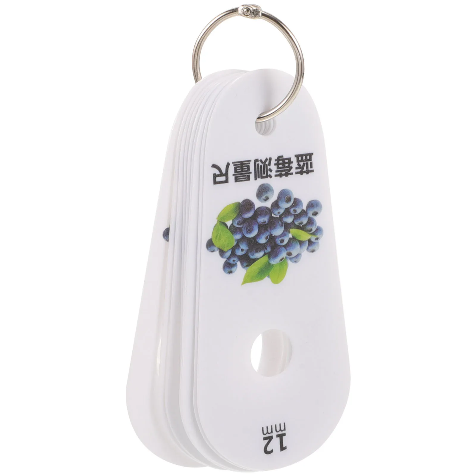 

1 set 1 Set Blueberry Diameter Measuring Ruler Durable Plastic Fruit Gauge Tool For Sizing Portable Farm Sorting