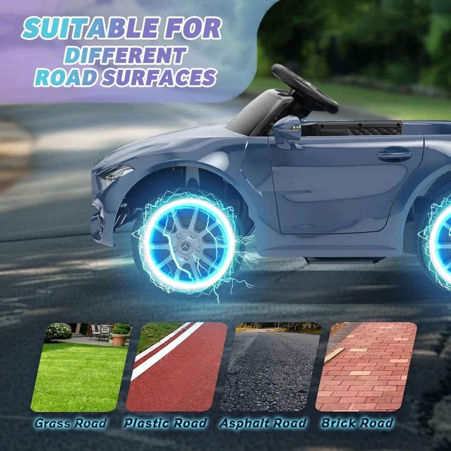 Camion per auto da corsa CLS 350 12V con licenza per giocattoli per bambini piccoli con ruote elettriche con sospensione a molla di controllo genitore per ragazze