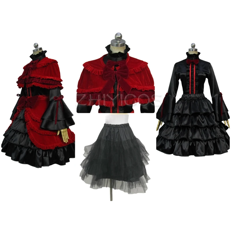 Anime K Kushina Anna Cosplay Robe De Barrage Bol Lolita Robe Halloween Costumes Pour Femmes Maid Robes Adultes Costumes S-XL