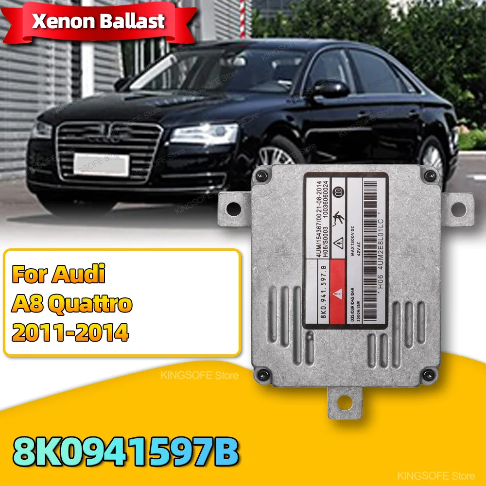 Xenon HID Headlight Ballast D3S D3R Control Unit Module 8K0941597B 10036060024 For Audi A8 Quattro 2011 2012 2013 2014