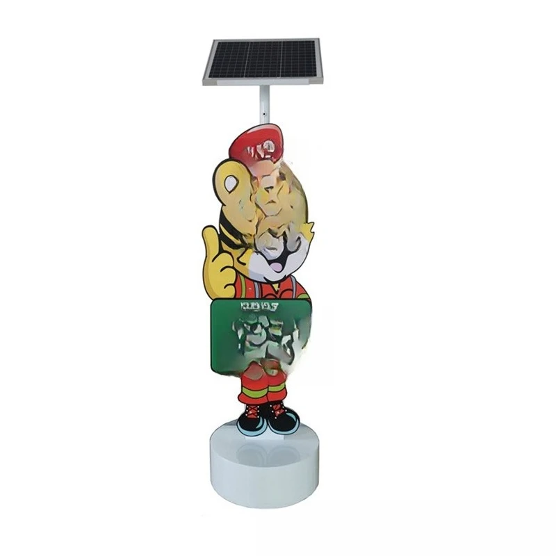 Charging intelligent alarm solar voice pole alarm forest fire voice broadcast