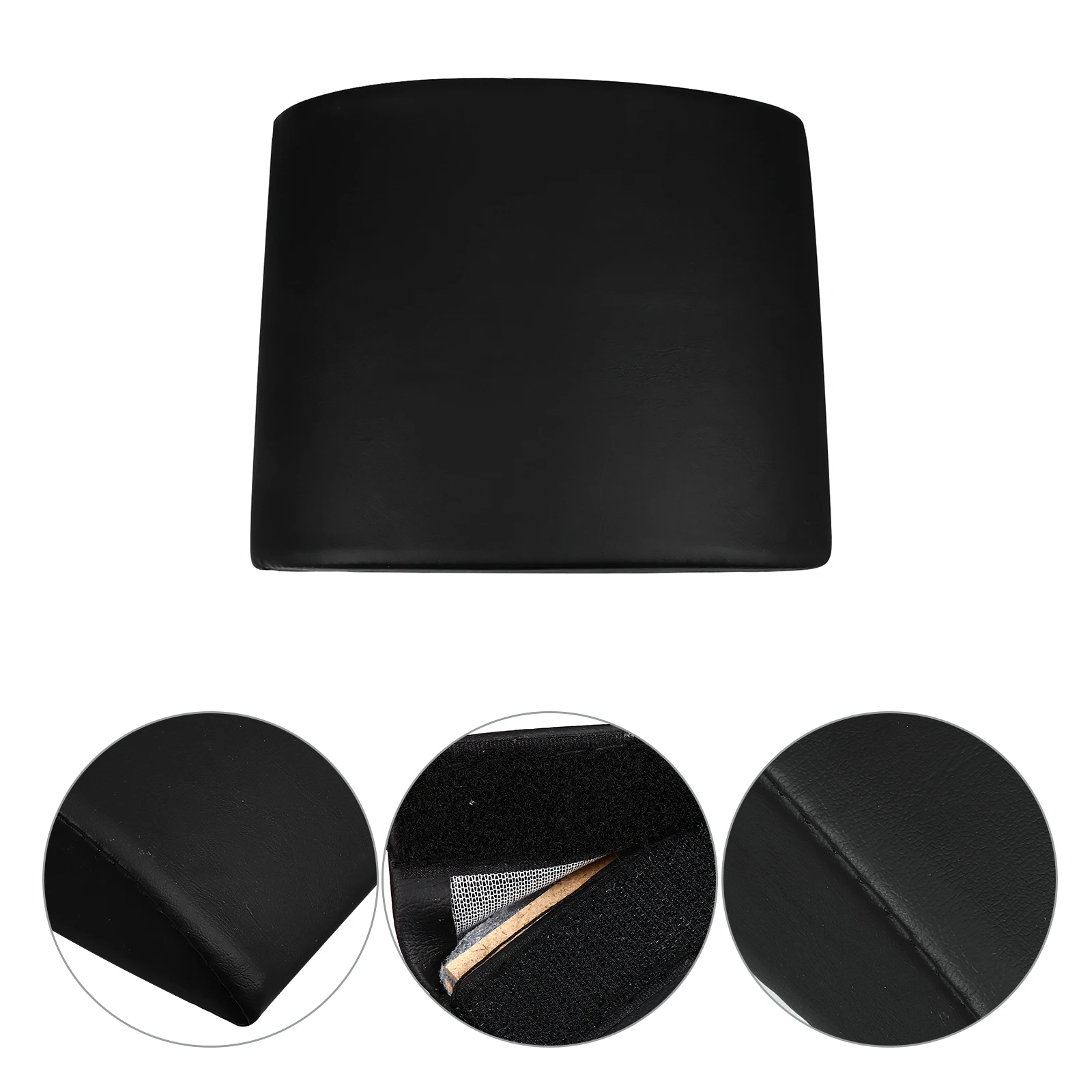 

1pc Portable Sit Up Support Mat Abdominal Trainer Ab Exercise Pad Black Lightweight Fitness Equipment For Home Gym Workout