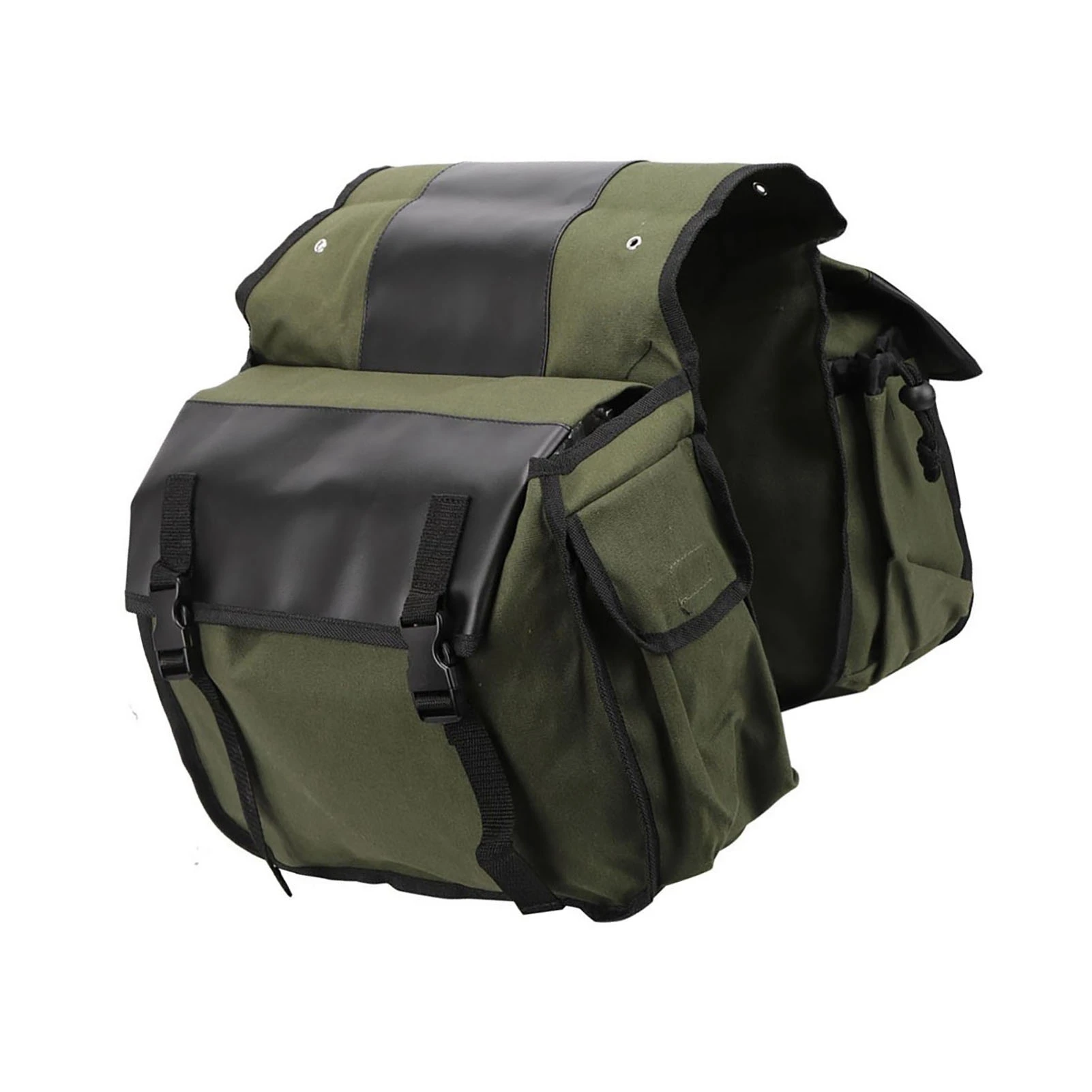 

Cycling Side Bags Canvas Bike Commuting Bag - Saddle Bags with Large Capacity, for Bike Rear Rack Carrier, Ideal for Outdoor Use