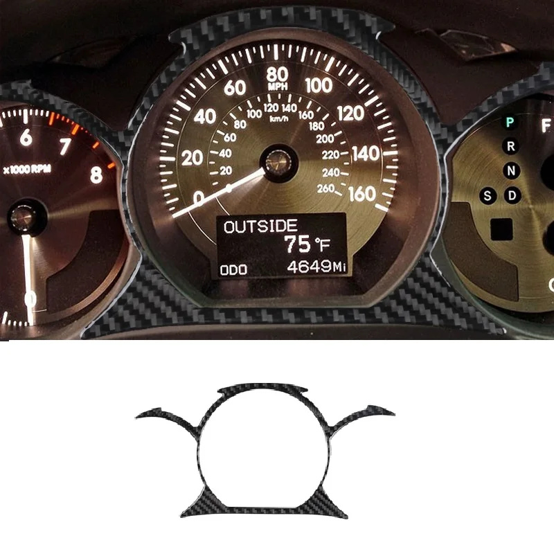 Carbon Fiber Decal Sticker Instrument decoration Panel Cover Car Interior Accessories For lexus gs300 350 f sport