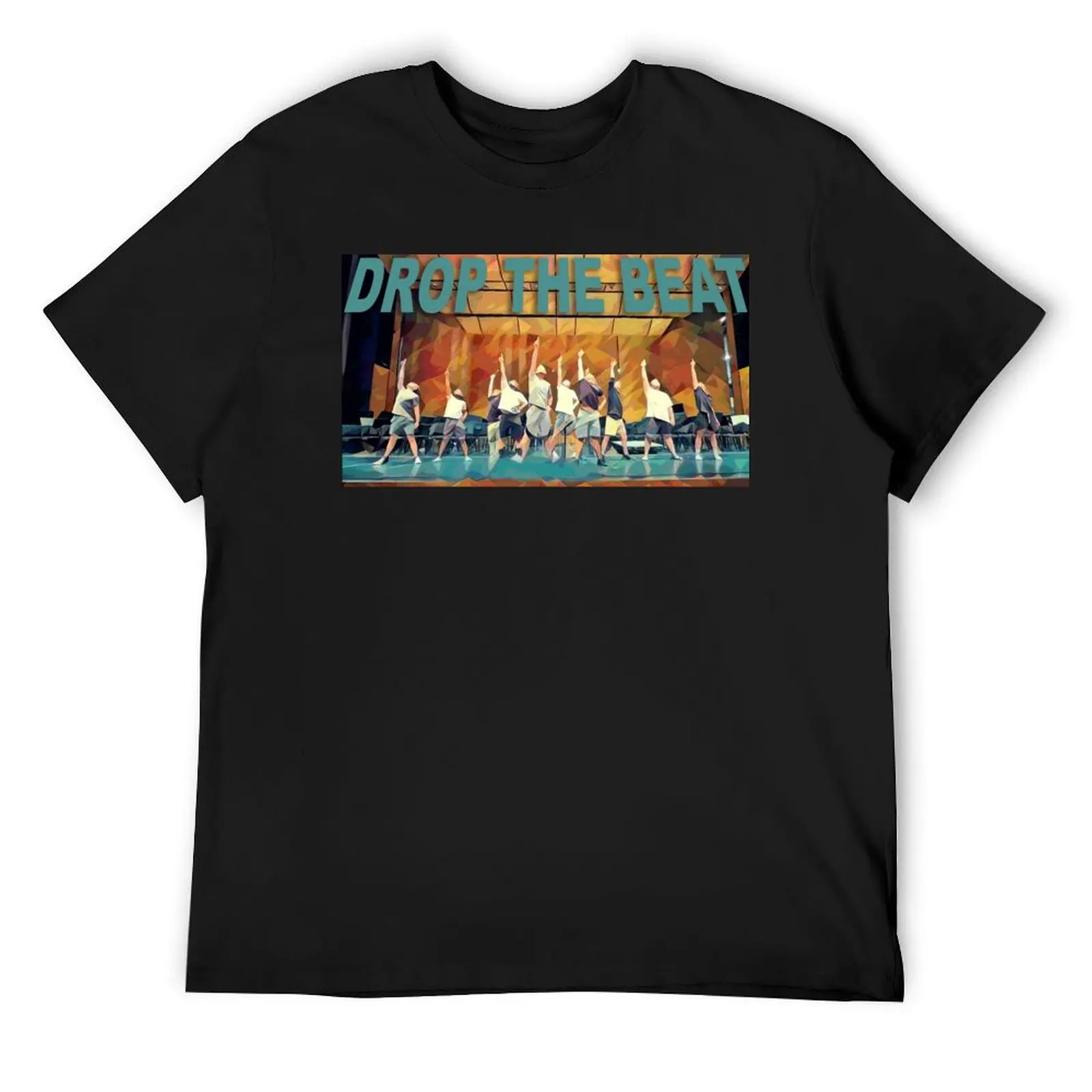 

Drop the Beat T-Shirt shirts graphic tee oversized summer tops Luxury man clothing for men