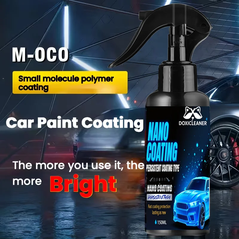 3-in-1 Nano Coating Spray for Cars - High-quality scratch-resistant formula, high-gloss effect, suitable for all car paint types
