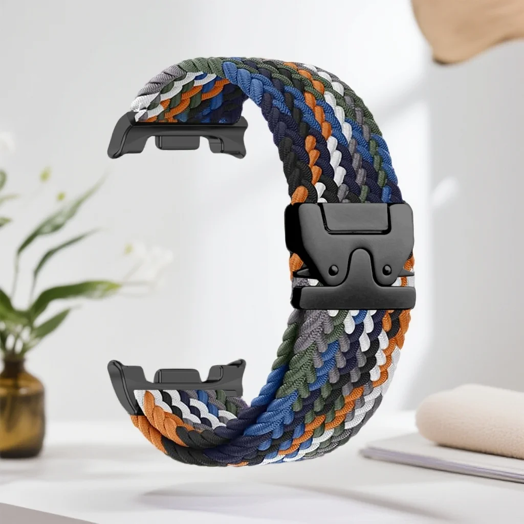 Braided Strap for Samsung Galaxy Watch 8/8 Classic 40mm 44mm Band Parachute Buckle Belt Correa Bracelet on Galaxy Watch8 Straps image 6